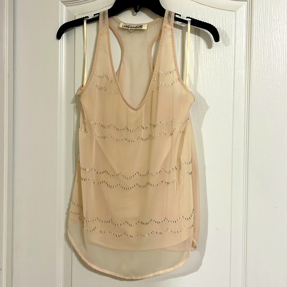 Cute sheer top, size small